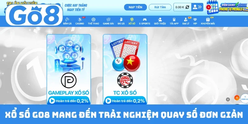 xo so go8 mang den trai nghiem quay so don gian Xổ số GO8 mang đến trải nghiệm quay số đơn giản